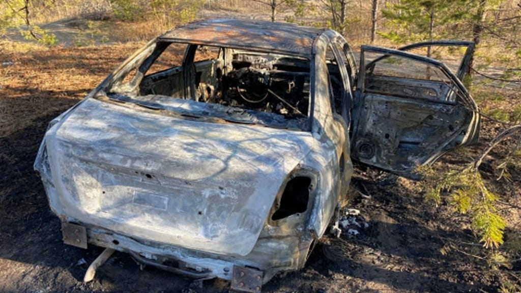 В Дагестане нашли сгоревший автомобиль с телом полицейского