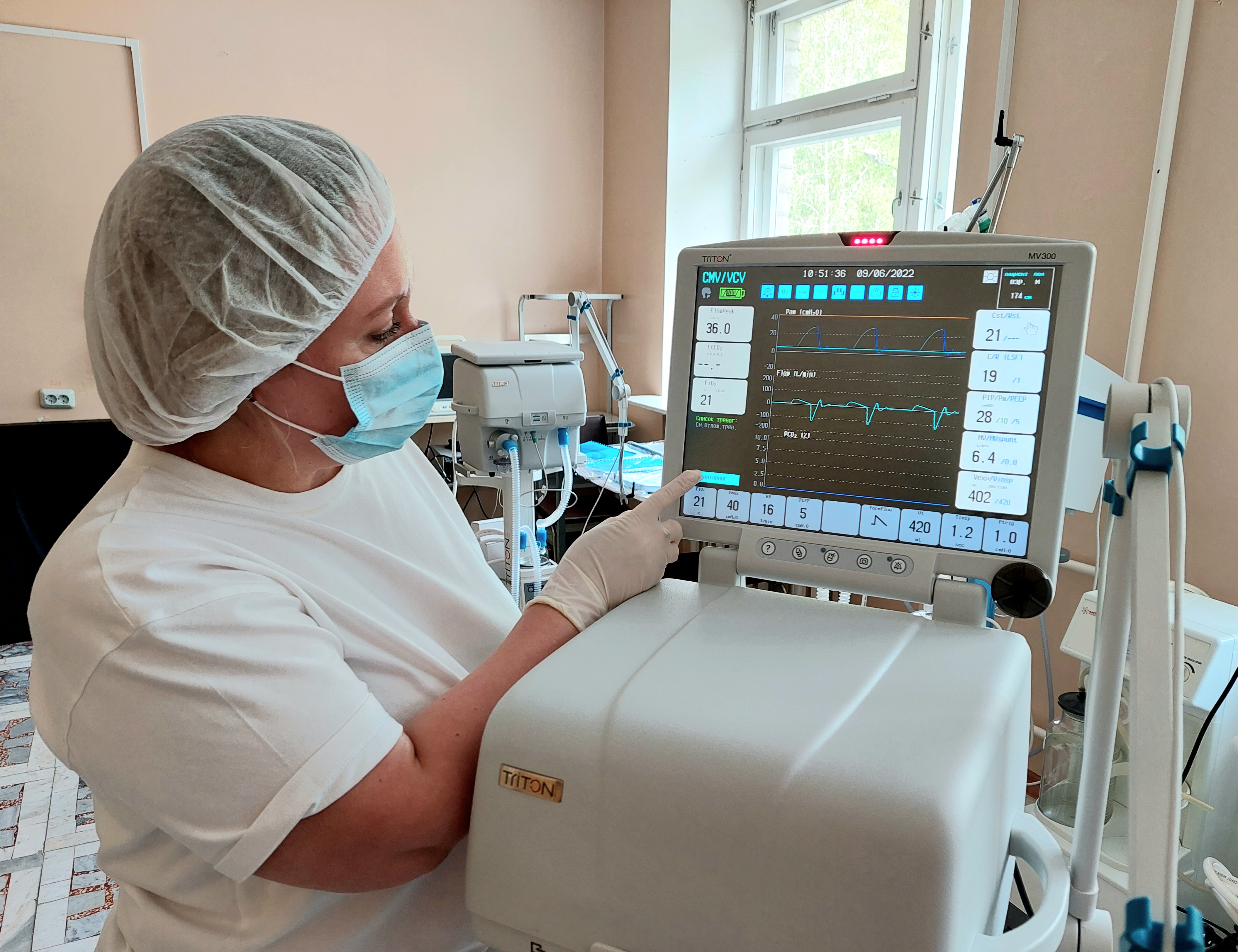 В Первоуральскую городскую больницу поступили аппараты ИВЛ