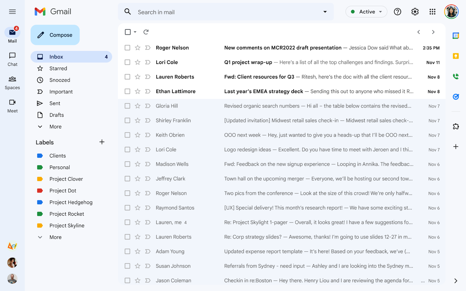 Почта Gmail протестирует новый дизайн вопреки желанию пользователей