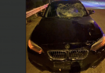 Этой ночью BMW насмерть сбила девушку пешехода