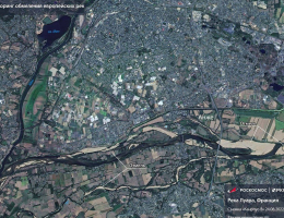 Российский спутник сфотографировал обмелевшие из-за засухи европейские реки