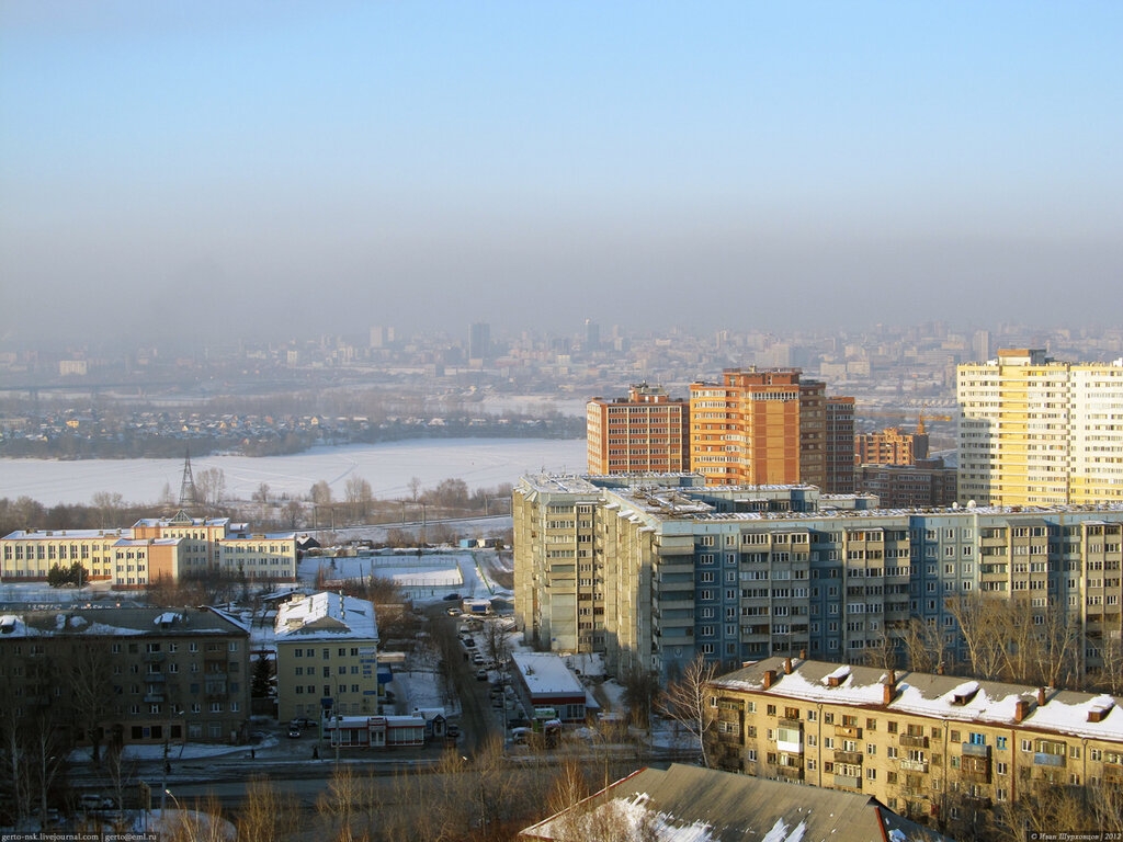 В Новосибирске уровень загрязнения воздуха достиг максимальных 10 баллов