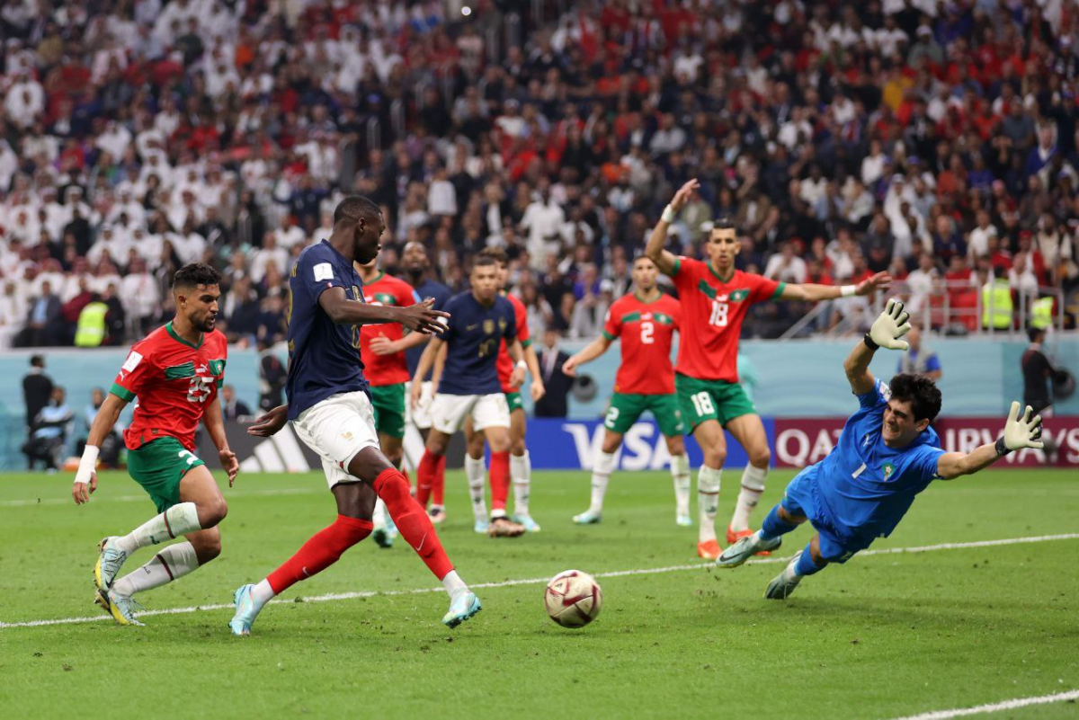 Сборная Франции обыграла Марокко и вышла в финал чемпионата мира по футболу