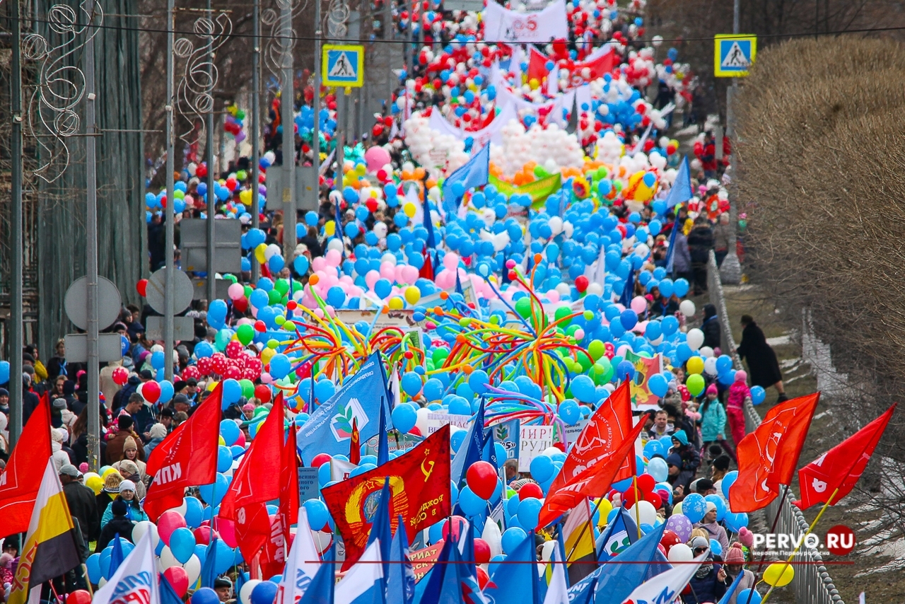 В этом году в Первоуральске традиционное первомайское шествие не состоится