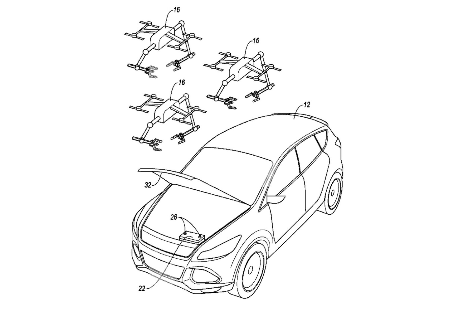 Ford сделает квадрокоптеры для удаленного ремонта автомобилей