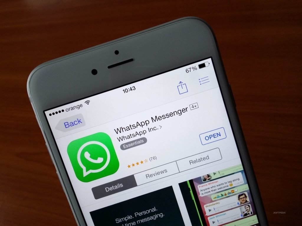 В мессенджере WhatsApp для iOS появилась новая функция
