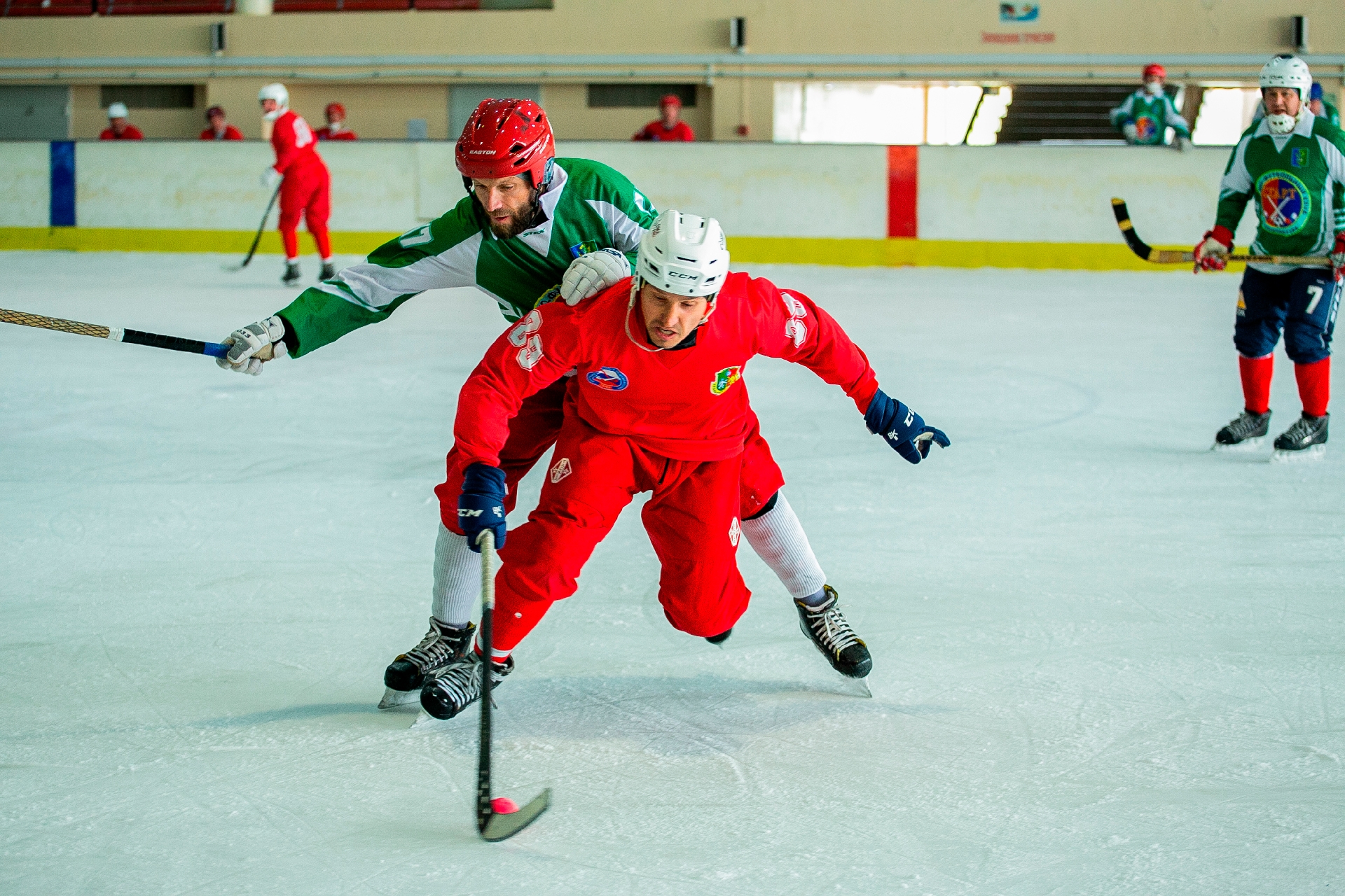 Ветераны русского хоккея вышли на лёд