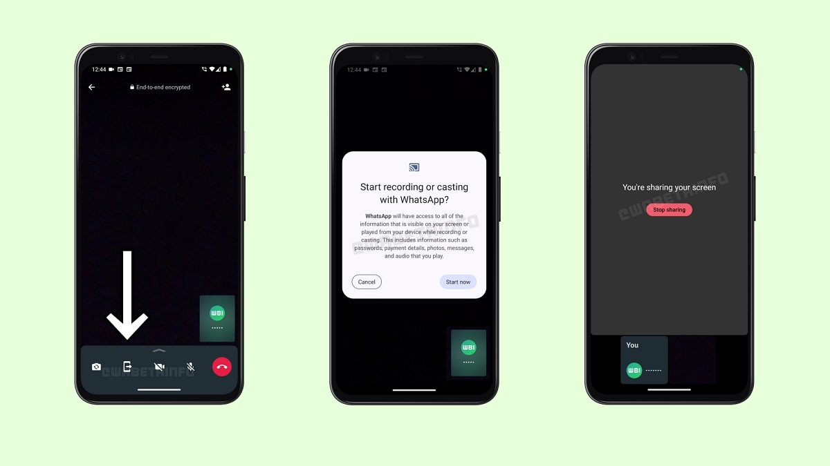 WhatsApp тестирует функцию демонстрации экрана для пользователей Android