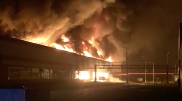 ГУ МЧС по Самарской области назвало причину пожара в покрасочном цехе в Тольятти
