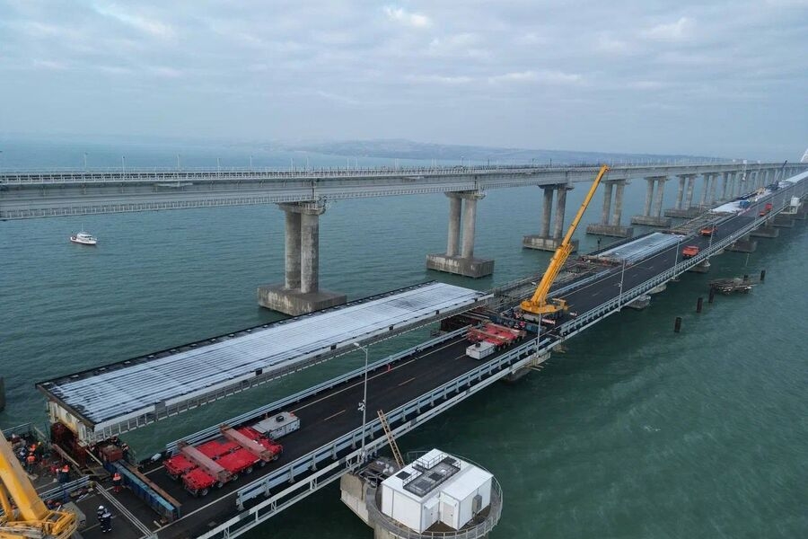В Минтрансе назвали сроки восстановления ж/д путей Крымского моста