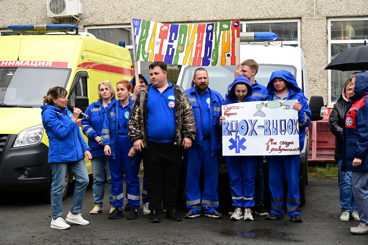 Фельдшеры бригады скорой помощи приняли «участие в соревнованиях по оказанию первой медицинской помощи