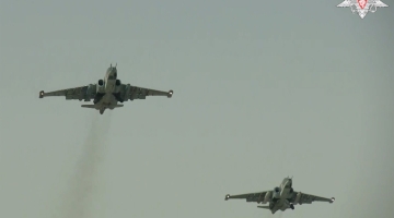 Су-25СМ нанесли ракетный удар по огневым средствам ВСУ