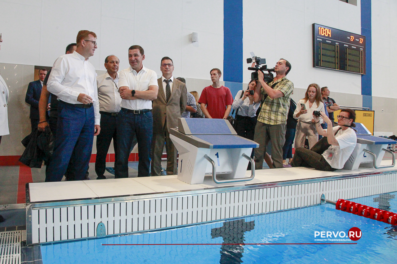 Евгений Куйвашев оценил возможности Дворца водных видов спорта в Первоуральске