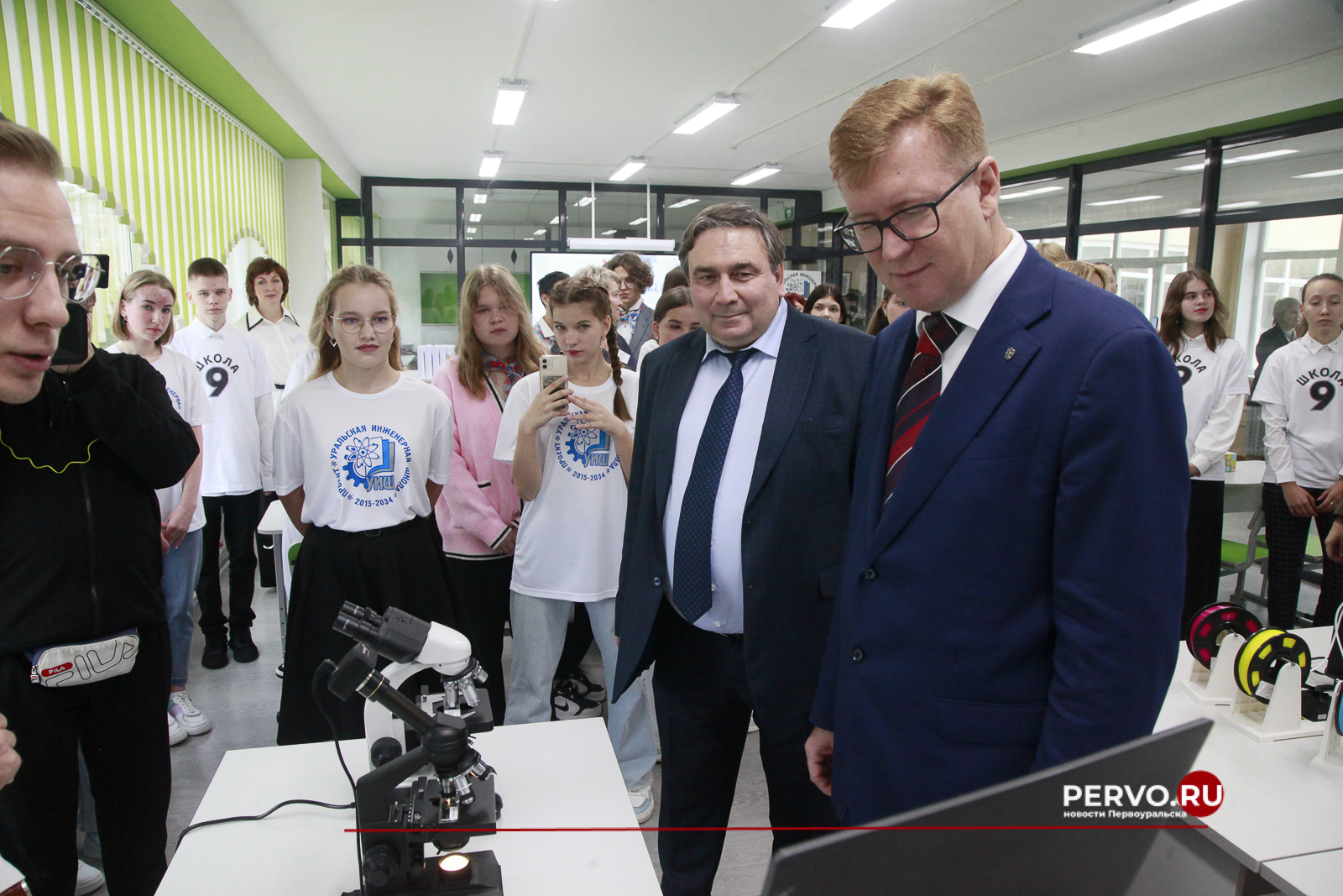 Сегодня в Первоуральске открыли учебный класс биологии в рамках проекта «Уральская инженерная школа»