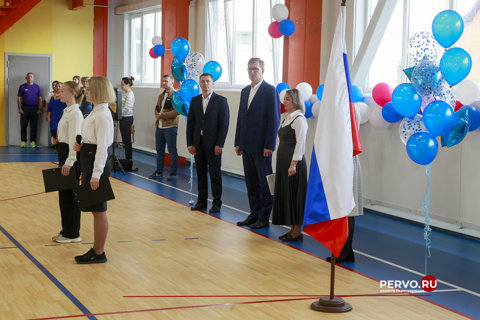 В Первоуральске после капитального ремонта в школе №11 открылся спортзал