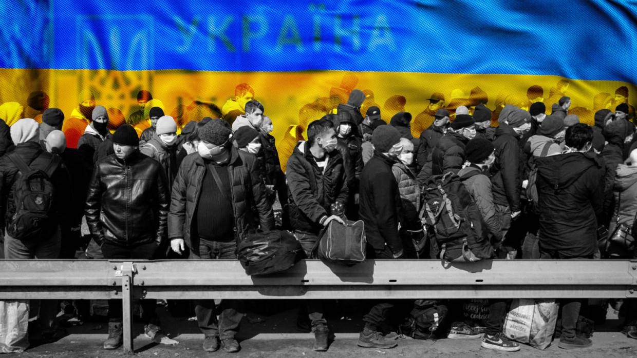Украинцы убежали