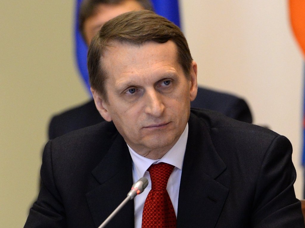 Глава СВР Нарышкин ответил на вопрос журналиста о дальнейшей судьбе Украины