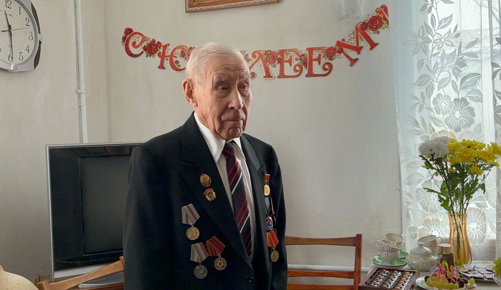 Ветерану Великой Отечественной войны, первоуральцу Федору Пьянкову исполнилось 100 лет
