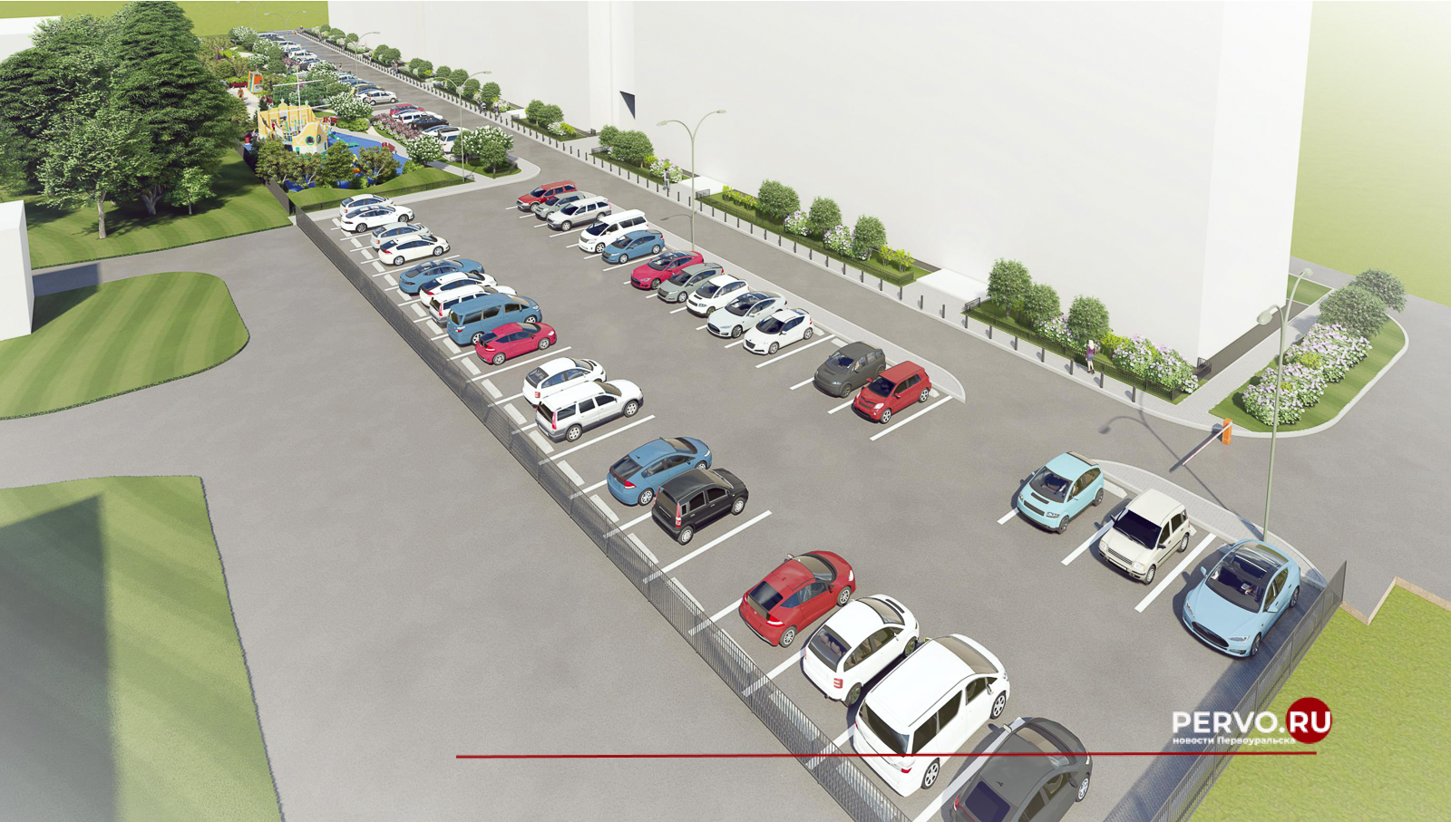 В Первоуральске стартует благоустройство двора на улице Трубников №50. Рендеры 