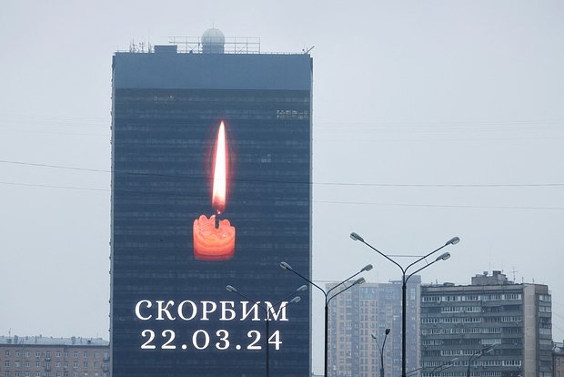 В России начался общенациональный траур по жертвам теракта